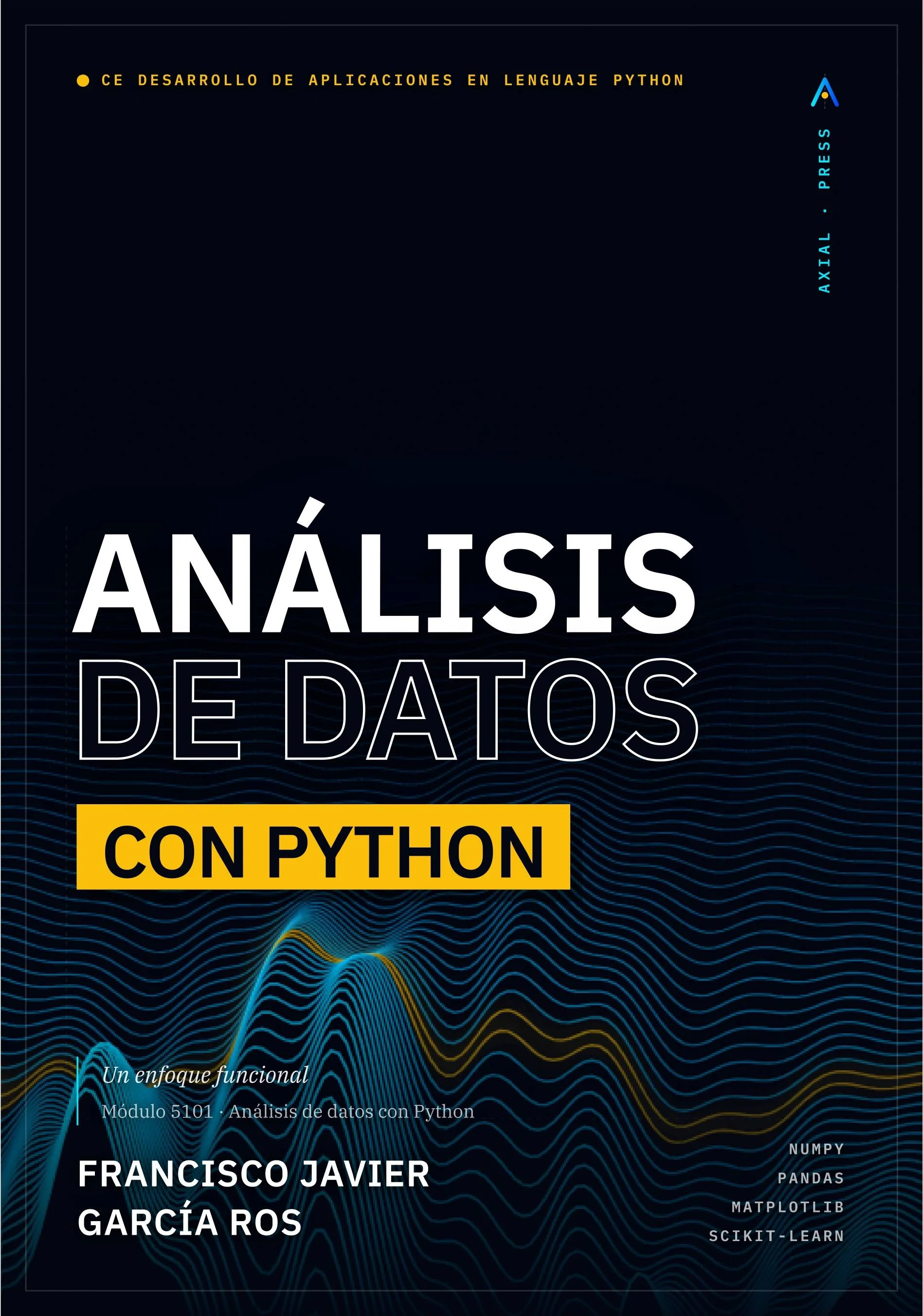 Portada del libro Análisis de Datos con Python — Axial Press